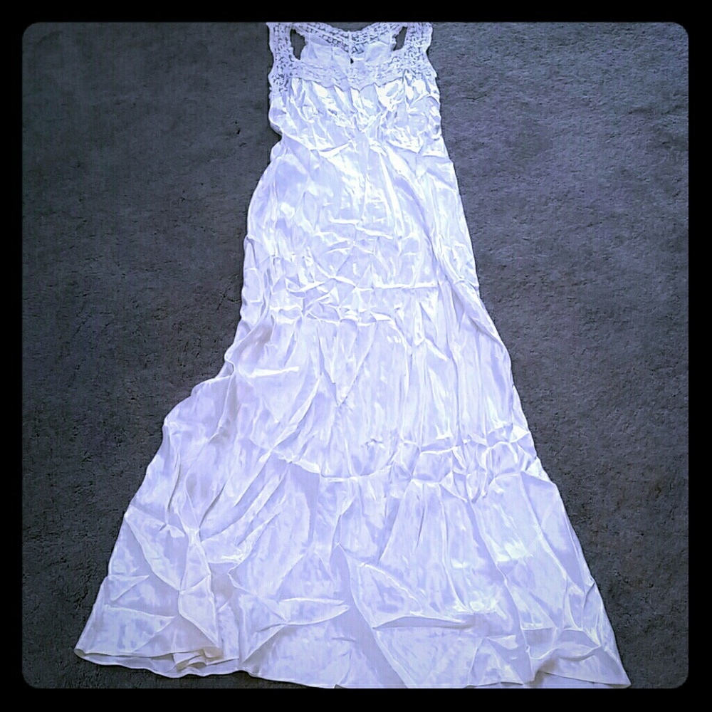 Vintage 1940's nightgown Rayon fabric